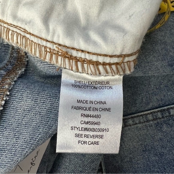 Love fire  Maxi Denim slit  Skirt size juniors 7 - Picture 10 of 10